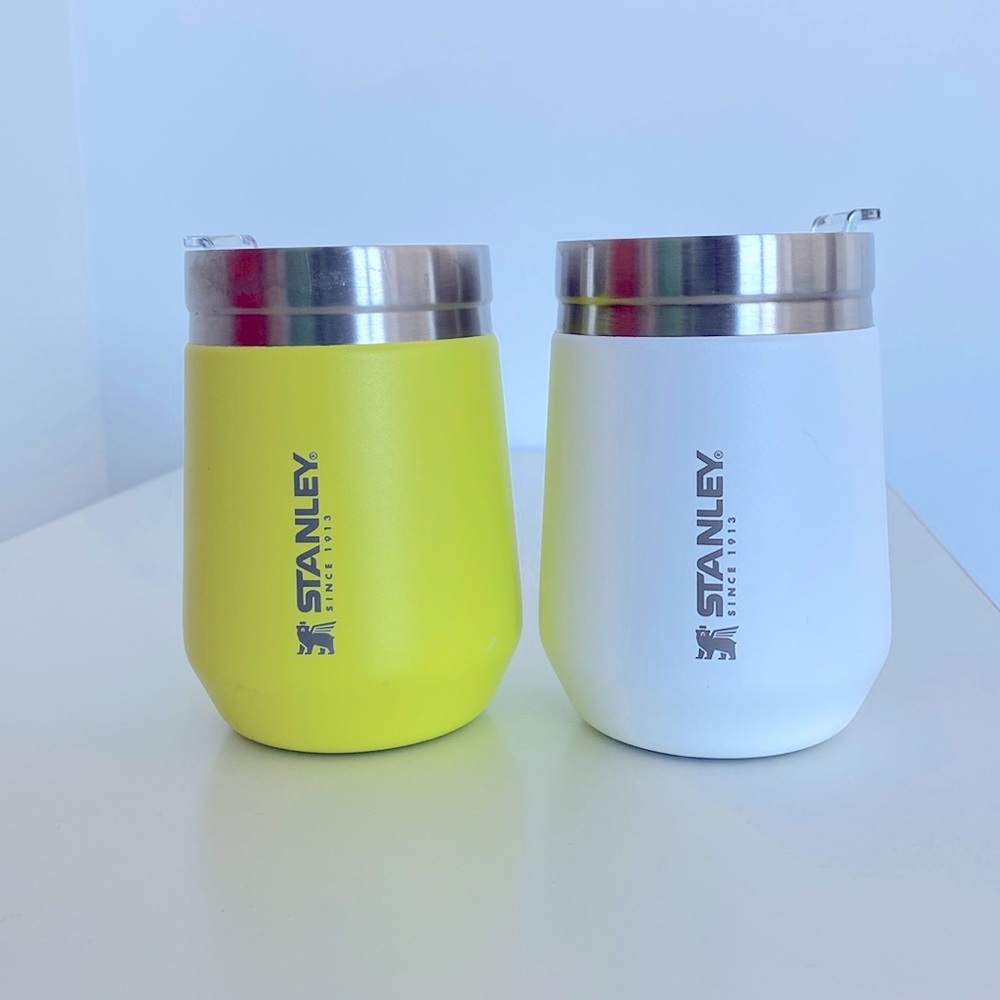 Stanley 2pk 10oz Stainless Steel Everyday
Go Tumblers - White/Electric Yellow